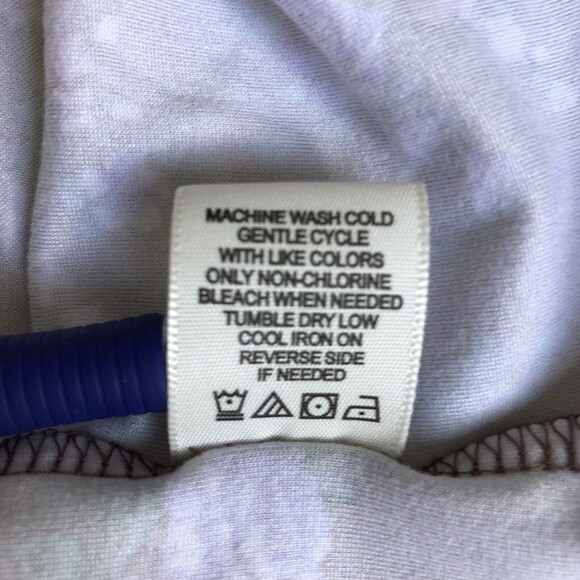 ALFANI BLOUSES TOP TUNIC SIZE SMALL SLEEVELES V-NECK BLUE PRINTED - Picture 6 of 13